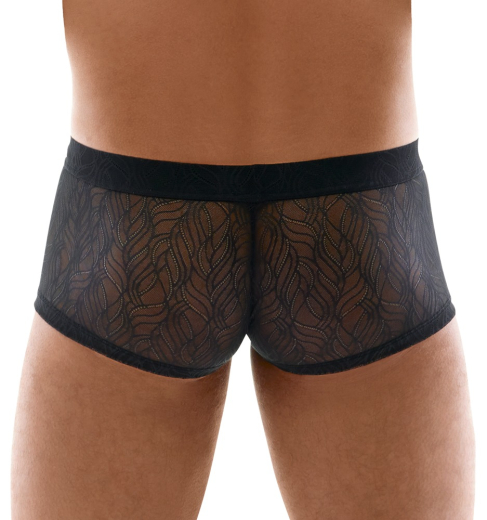 Herren Hotpants m. Knopfleiste Spitze transparent knappe Shorts mit Webgummibund von SVENJOYMENT kaufen