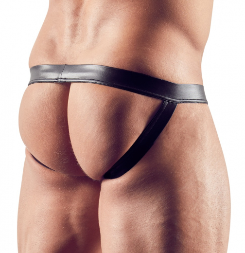 Mens Jock-Thong Wetlook Svenjoyment