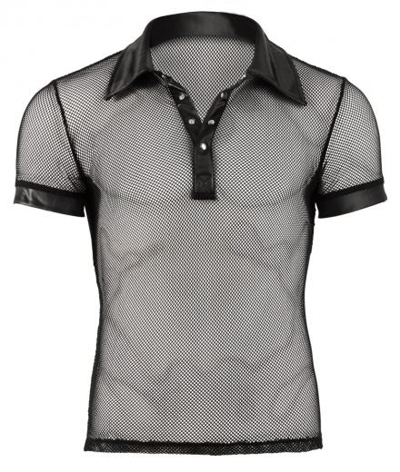 Mens Shirt Mesh w. Wetlook Details