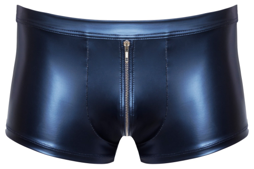 Herren Pants m. Reissverschluss blau-metallic