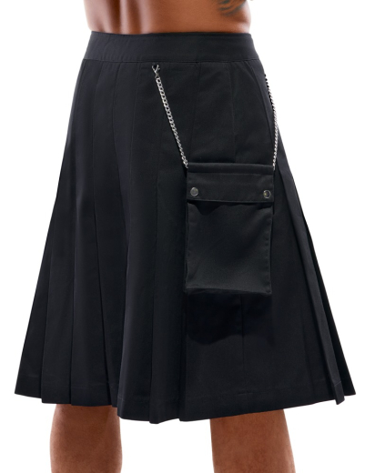 Mens Skirt knee-length Kilt-Style