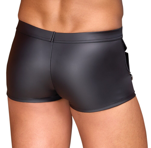 Herren Shorts m. Druckknöpfen & Taschen Mattlook elastisch m. Druckknopf-Beutel & aufgesetzen Taschen von NEK kaufen