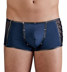 Short homme Stripper microfibre bleu