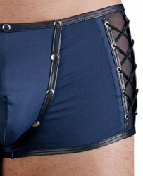 Herren Shorts Stripper Mikrofaser blau