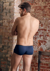 Herren Shorts Stripper Mikrofaser blau