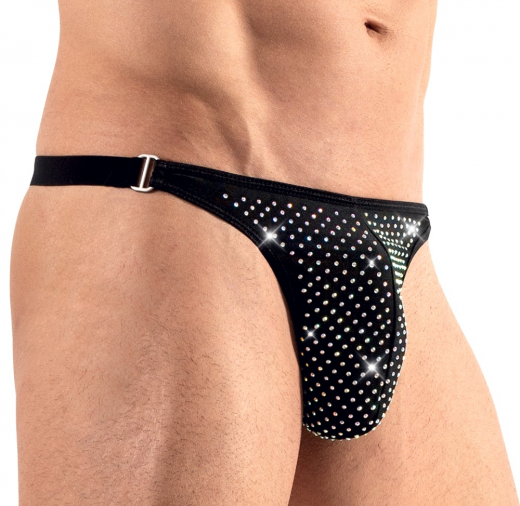 Mens Thong w. Rhinestones