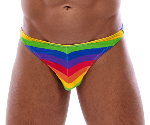 Herren-String Rainbow multicolor