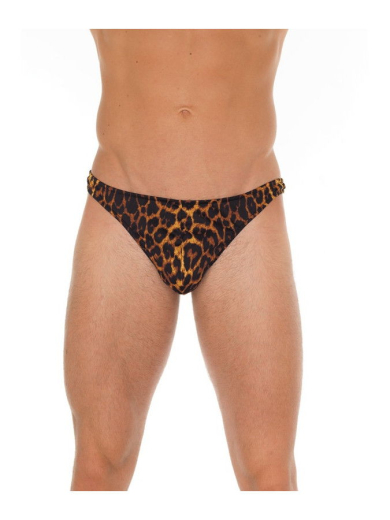Herren Tanga Leopard