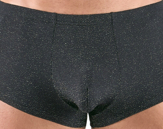 Herrenpants m. Silberglanz elastisch bis XXL im silberschimmernden Lurex-Look von SVENJOYMENT günstig kaufen