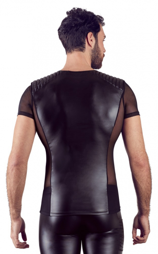 Mens Shirt Mesh & Quilting Matt Gloss