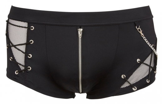 Herrenshorts m. Netzeinsätzen & Schnürung