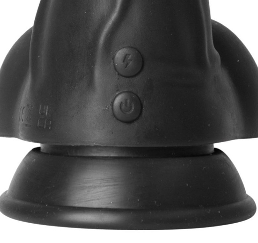 Hidden Desire Extreme Vibrating Dino Monster Riesenvibrator Silikon m. Hodensack & Saugfuss von HIDDEN DESIRE kaufen