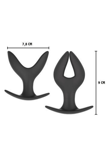 Hidden Desire Anchor Plug Silicone 9x7.8cm plug anal évasé avec base arrondie de HIDDEN DESIRE à bas prix