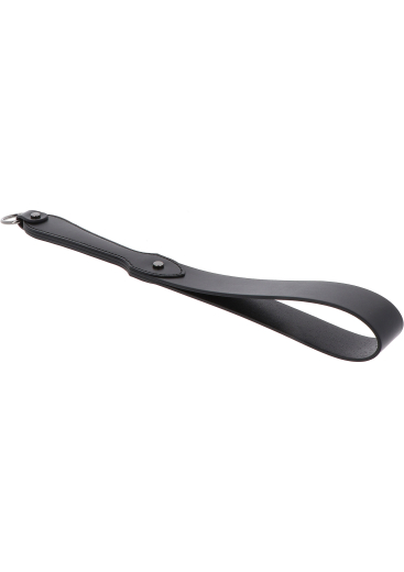 Hidden Desire Belt Slapper Leather 41cm Length with Loop Spanking Surface 4-layered sewn Handle & O-Ring buy