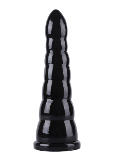 Hidden Desire Extreme Anal Cone X-large mit sich sanft vergrössernden Kugeln 8cm Durchmesser mit Saugfuss PVC kaufen