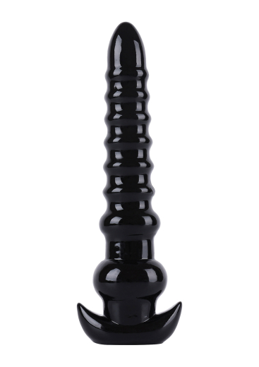 Hidden Desire Extreme Anal Drill XXL ribbed & long Anal-Dildo with ergonomically curved Base 7.5cm Diameter PVC buy