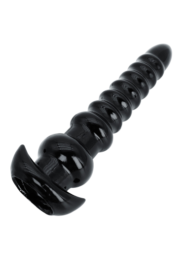 Hidden Desire Extreme Anal Drill XXL ribbed & long Anal-Dildo w. curved Base 7.5cm Diameter PVC by HIDDEN DESIRE buy