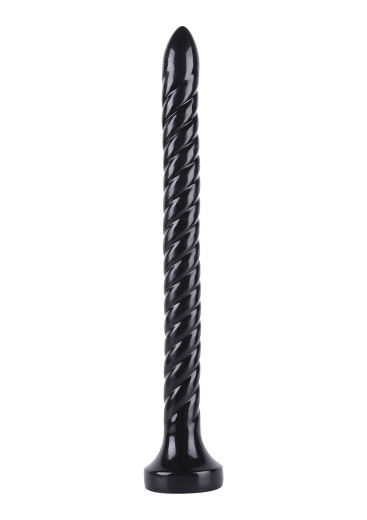 Hidden Desire Extreme Anal Serpent XXL 45cm long Anal Dildo w. spiral shaped Texture & Suction Base flexible PVC buy cheap