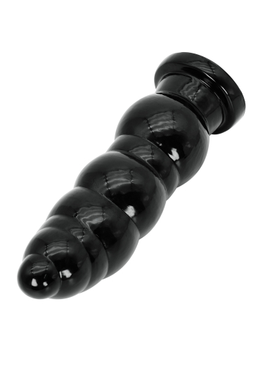 Hidden Desire Extreme Buttplug Balls curved X-large leicht gekrümmt mit Kugeln & Saugfuss PVC von HIDDEN DESIRE kaufen