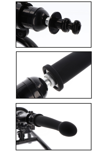 Hidden Desire compact Fuck Machine Pro-3 Duo w. Silicone Dong Vac-U-Lock compatible detachable handheld Machine buy