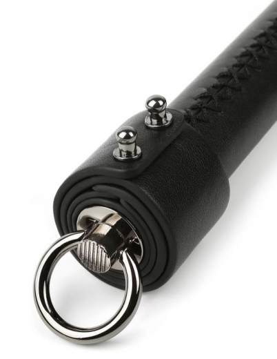 Hidden Desire Lederpeitsche Flogger 55cm mit glatten gerade geschnittenen Lederstriemen & Metallöse günstig kaufen