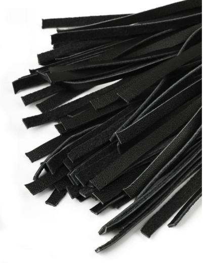 Hidden Desire Lederpeitsche Flogger 75cm mit glatten Lederstriemen & Metallöse von HIDDEN DESIRE günstig kaufen