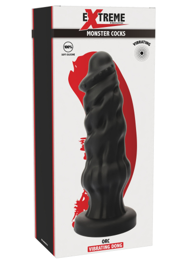 Hidden Desire Orc Monsterdildo m. Vibration Silikon 9 Modi mit Saugfuss aufladbar wasserdicht von HIDDEN DESIRE kaufen