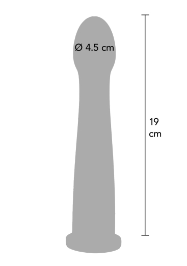 Hidden Desire Silikondildo Easy-Lock 19x4.5cm glatter Dong Vac-U-Lock kompatibel für Fickmaschinen kaufen