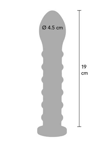 Hidden Desire Silikondildo Rippen Easy-Lock 19x4.5cm flexibler Dong Vac-U-Lock kompatibel für Fickmaschinen günstig kaufen
