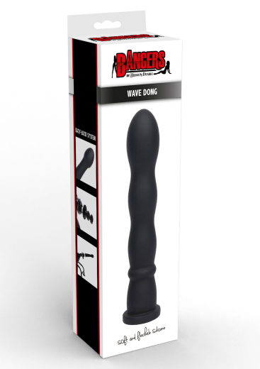 Hidden Desire Silikondildo Wellen Easy-Lock 19x4.5cm Vac-U-Lock kompatibel für Sexmaschinen von HIDDEN DESIRE kaufen