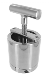 Hoden-Presse Edelstahl Nussknacker