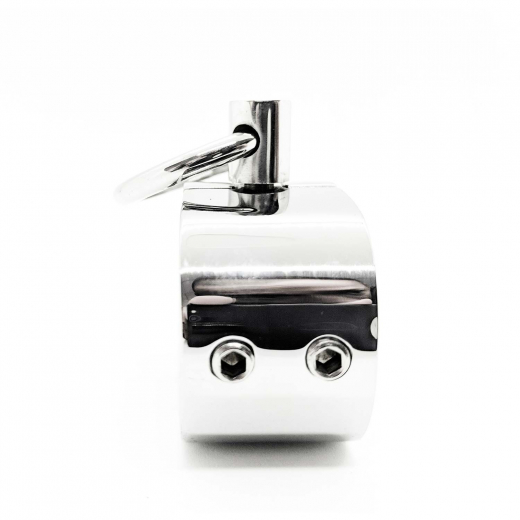 Hodenfessel m. Dornen & Scharnier Edelstahl