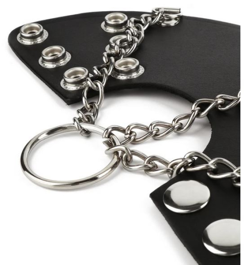 Hodenstrecker Fallschirm Kunstleder verstellbar m. Ring zum anhängen von Gewichten von MR STEEL günstig kaufen