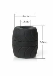 Hodenstrecker Perfect Fit SilaSkin Ball Stretcher 2 Inch schwarz