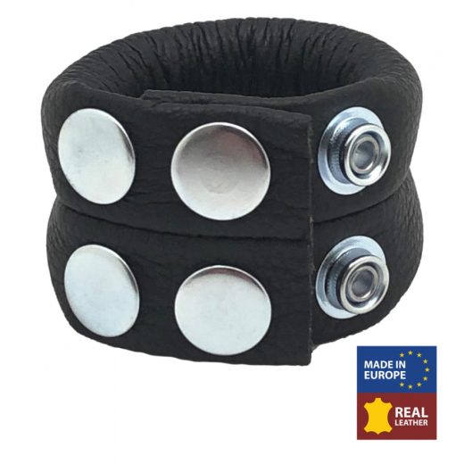 Hodenstreckergewicht m. Druckverschluss Leder 140g