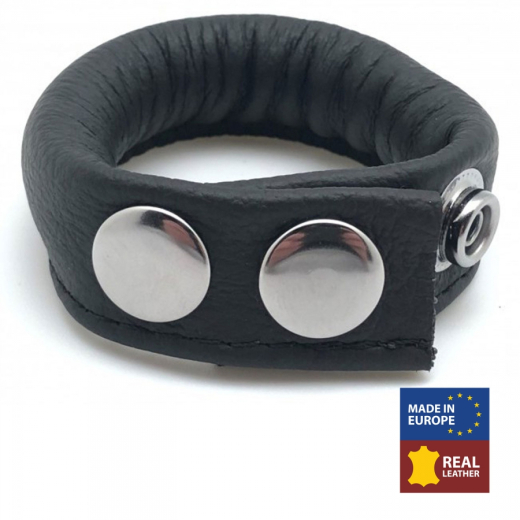 Hodenstreckergewicht m. Druckverschluss Leder 70g