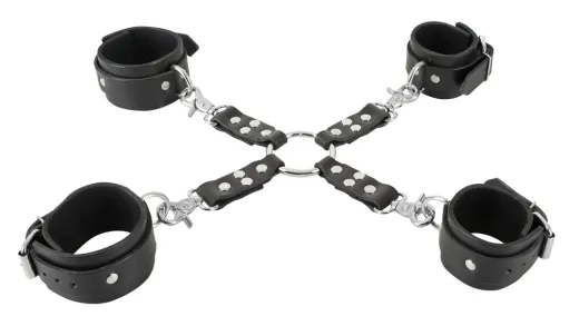 Hog-Tie Fesselset Leder ZADO