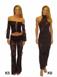 Hosen und Top Set aus Spitze M