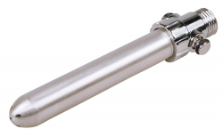 Intimdusche Aufsatzdüse Stop-Ventil Total Splash in gerader Form 5 Sprühlöcher links-rechts Druckknopf Ein-Aus aufen