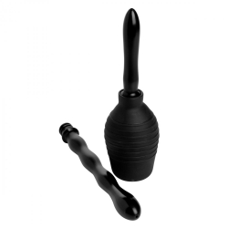 Intimdusche m. Pumpball & zwei Aufsätzen Clean Stream