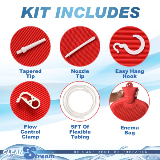 Kit de douche intime Clean Stream Water Bottle Cleansing-Kit