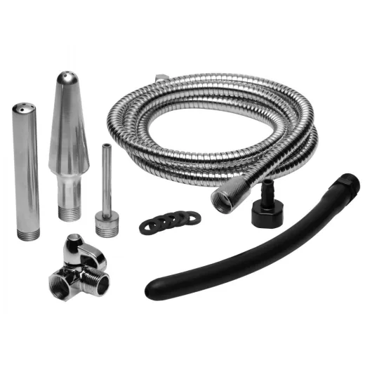 Intimdusche-Set m. Schlauch Düsen & Ventil All-in-One
