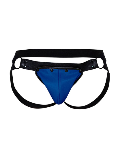 JOCKSTR4P by C4M Jock Snap blau elastische Riemen abnehmbarer Frontbeutel & O-Ringe von CUT4MEN günstig kaufen