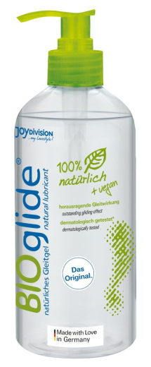 JoyDivision BIOglide water-based Lubricant 500ml organic & vegan no Preservatives taste- & odorless also for Oral Sex buy