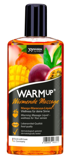 JoyDivision WARMup Massageliquid ölfrei Mango-Maracuja mit feinem Duft & Geschmack zuckerfrei getestet günstig kaufen