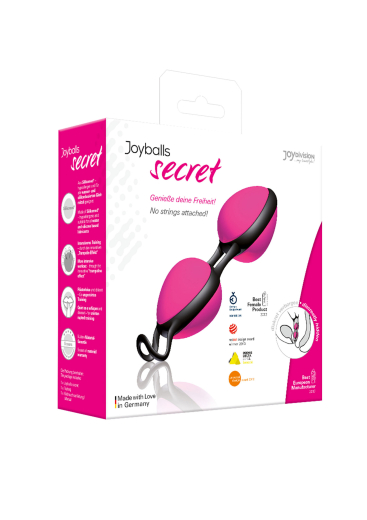 JoyDivision Joyballs Secret Liebeskugeln TPE pink Beckenbodentrainer seidenweiches Material von JOYDIVISION kaufen