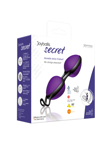 JoyDivision Joyballs Secret Liebeskugeln TPE pink Beckenbodentrainer 80g seidenweiches Material von JOYDIVISION kaufen