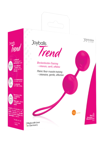 JoyDivision Joyballs Trend Kegel Balls TPE pink with retrieval Tab Pelvic Floor Trainer 82g Weight by JOYDIVISION buy cheap