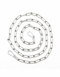 Steel Chain welded 2 Meter & 2 Snap Hooks