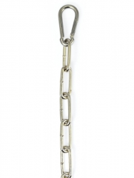 Steel Chain welded 2 Meter & 2 Snap Hooks